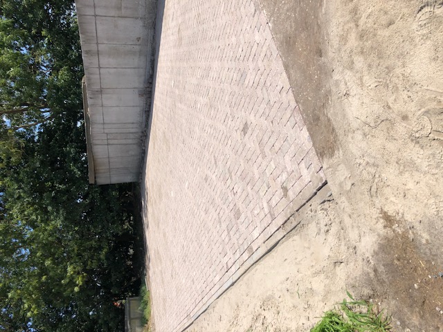 Bedrijfsterrein project, afgewerkt terrein