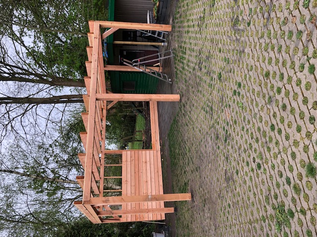 Overkapping project, aanzicht 1