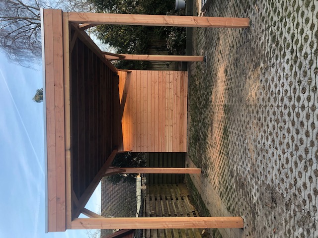 Overkapping project, aanzicht 2